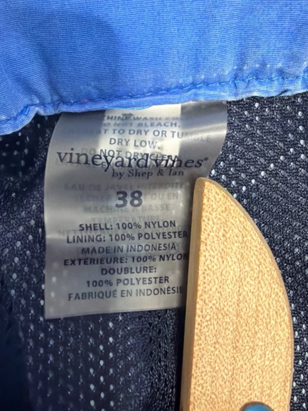 Vineyard Vines Blue and Pink Men's Swim Board Shorts